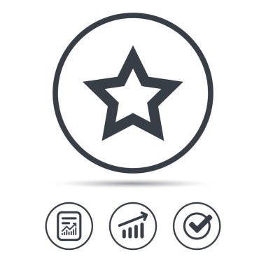 Yıldız simgesi. Sık kullanılan veya en iyi işareti.