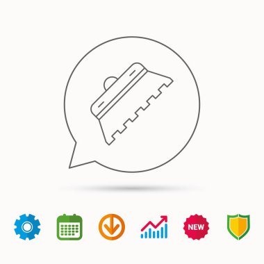 Mala kiremit simgesi. Spatula onarım aracı işareti.