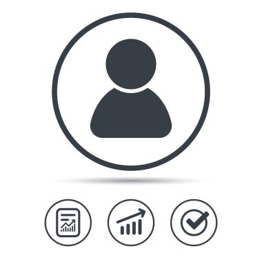 Kullanıcı simgesi. İnsan kişi işareti.