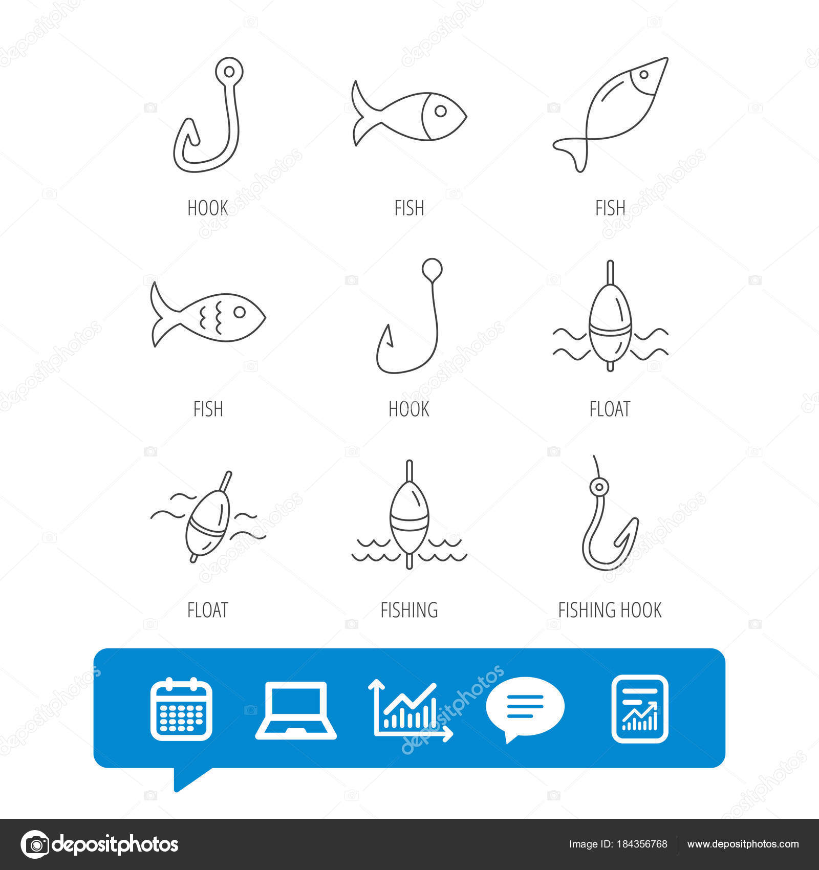 Vector Fishing Chart