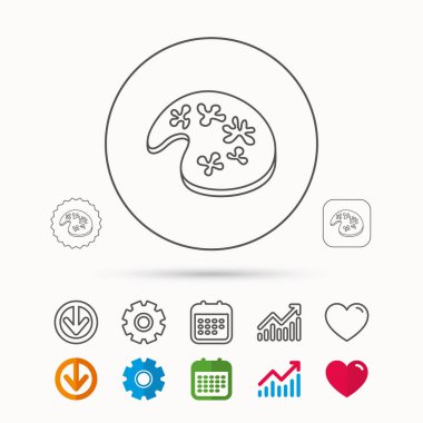 Resim simge. Sanatsal aracı işareti.