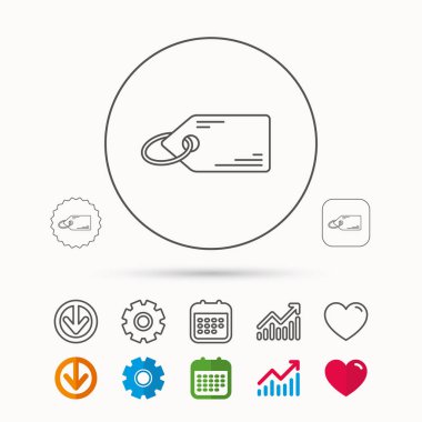 Fiyat etiketi simgesi. Etiket işareti indirim.