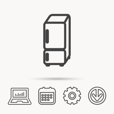 Buzdolabı simgesi. Buzdolabı işareti.