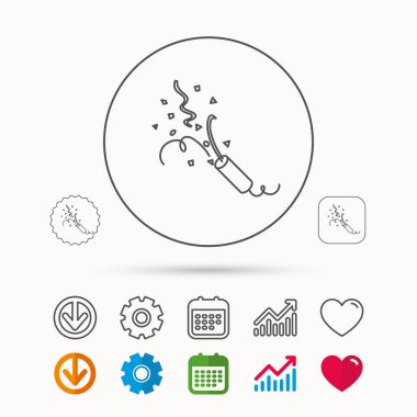 Slapstick Icon çekim. Kutlama işareti.