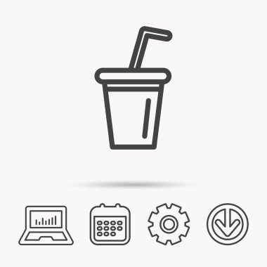 Meşrubat simgesi. Soda işareti.