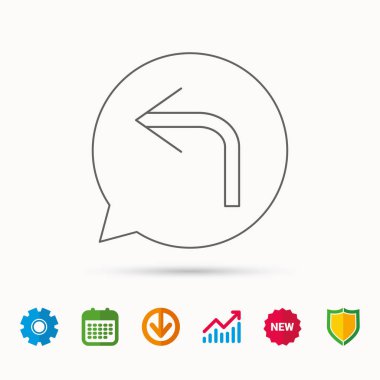 Sol ok simgesini açın. Önceki işaret.