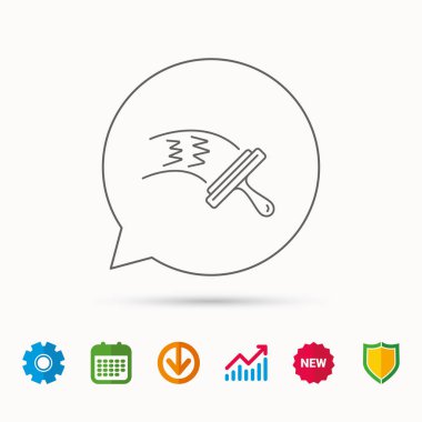 Çamaşır windows simgesi. İşareti Temizleme.