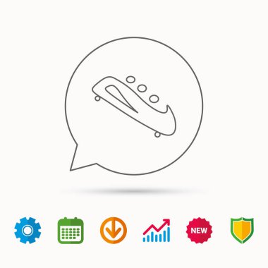 Simge yarış kızağı. Üç Kişilik kızak işareti.