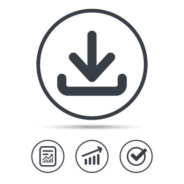 Simgesini indirin. Internet veri işareti yüklemek.