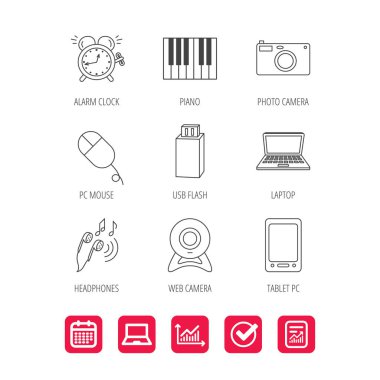 Fotoğraf makinesi, Usb birden parlamak ve dizüstü laptop.