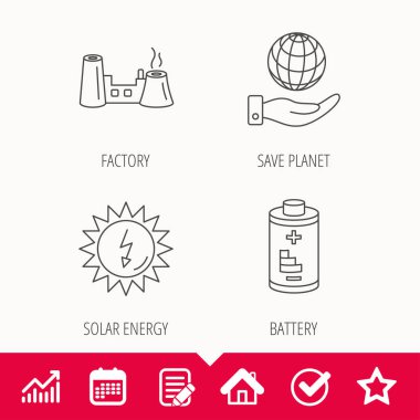 Gezegen, fabrika ve batarya kutsal kişilerin resmi kurtarmak.