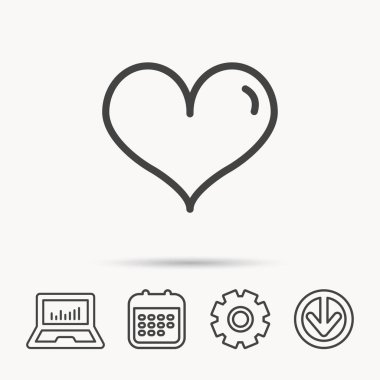 Kalp simgesi. Sevgi işareti.