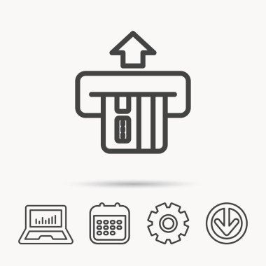 Kredi kartı Ikon ekle. İşareti alışveriş.