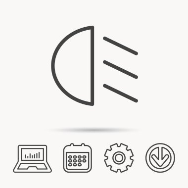 Geçen ışık kutsal kişilerin resmi. Işın işareti daldırma.