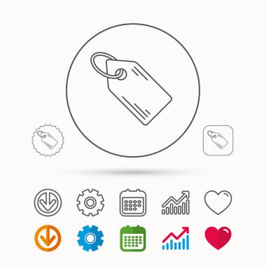 Fiyat etiketi simgesi. Etiket işareti indirim.