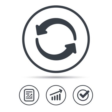 Update simgesi. Yenileme veya yineleme işareti.