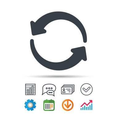 Update simgesi. Yenileme veya yineleme işareti.