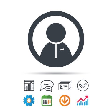 Kullanıcı simgesi. İnsan kişi işareti.