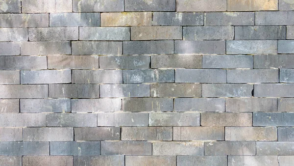 회색 brickwall 햇빛 — 스톡 사진