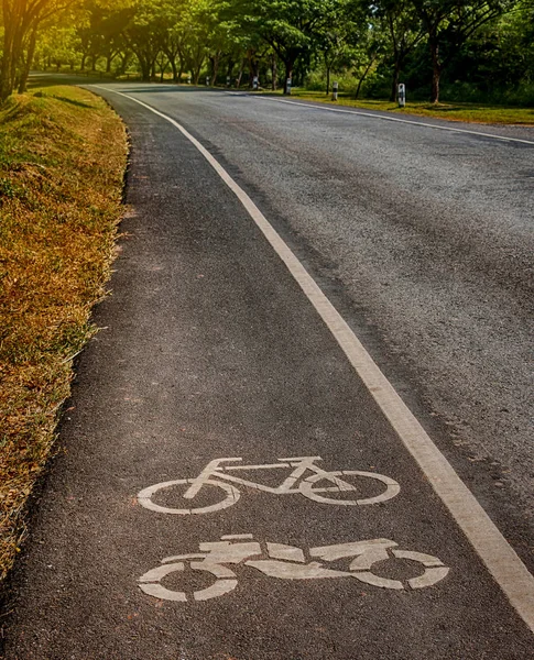 Bisiklet şeritli Park — Stok fotoğraf