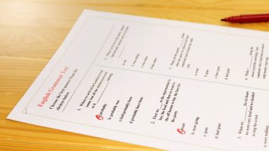 İngilizce Dilbilgisi sınama sayfası