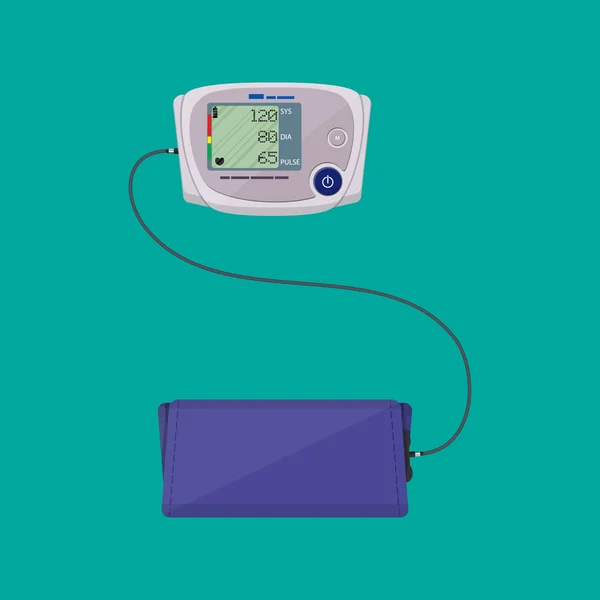 現代デジタル血圧測定 — ストックベクタ