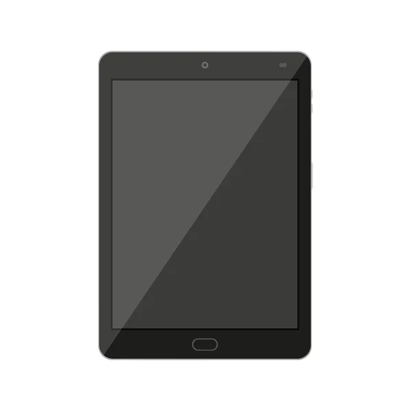 Tablet pc computador com tela em branco — Vetor de Stock