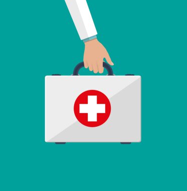 Doktorlar ellerini ilk yardım kiti