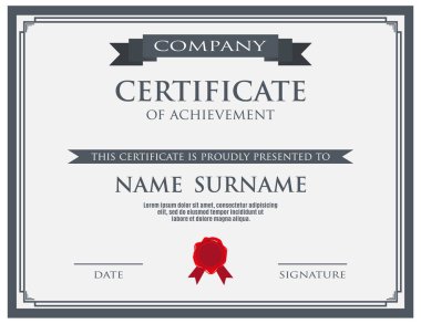 Balmumu ile sertifika şablonu mühür