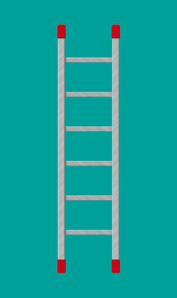 Escada de metal. ilustração vetorial em estilo plano — Vetor de Stock