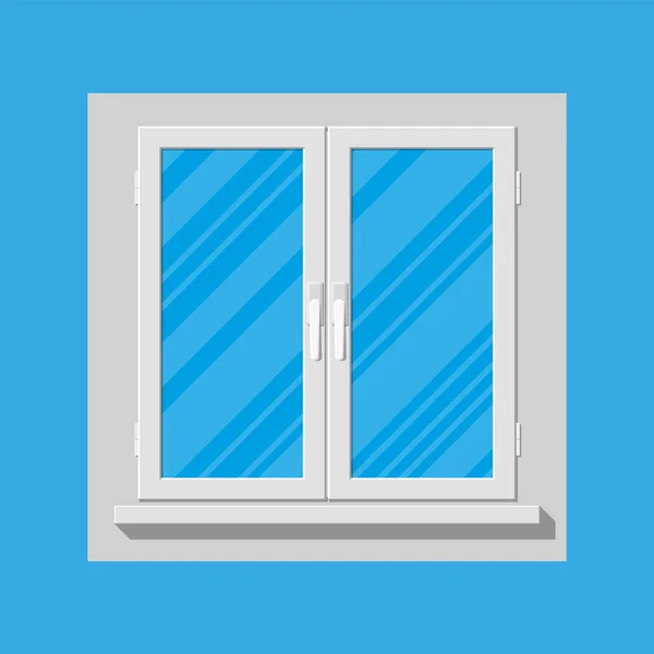 Plastic modern window. — Stock Vector