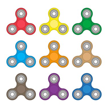 El spinner. Antistress oyuncak, topluca spinner.