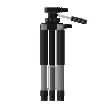 Katlanmış tripod. Video ve fotoğraf ekipman için stand
