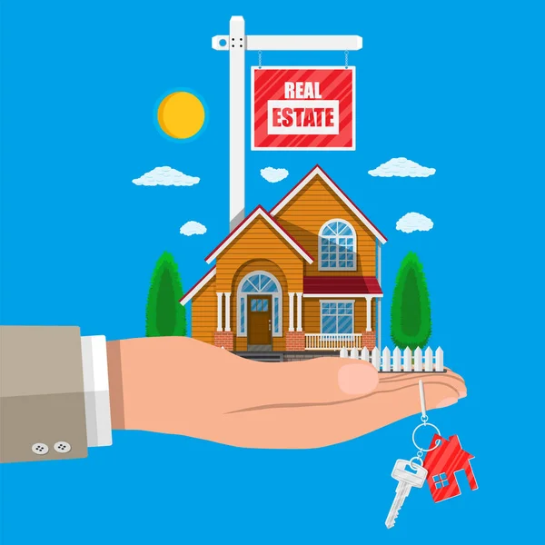 Müstakil ev banliyö el ayarla.