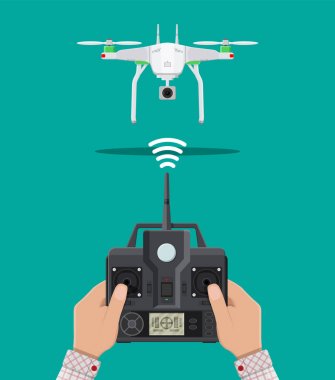 Uzaktan kontrollü hava uçak.