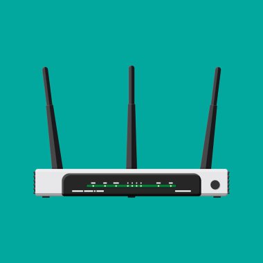 WiFi yönlendirici. Kablosuz erişim noktası.