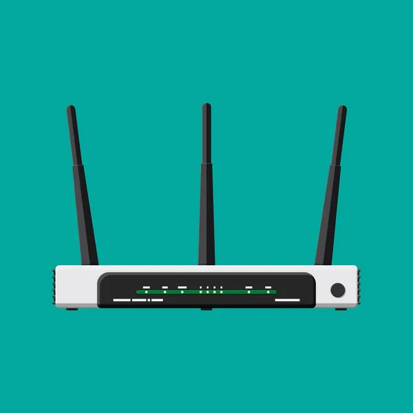 Router Wifi. Punto de acceso inalámbrico . — Archivo Imágenes Vectoriales