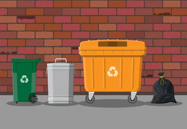 Recycling en gebruik apparatuur — Stockvector