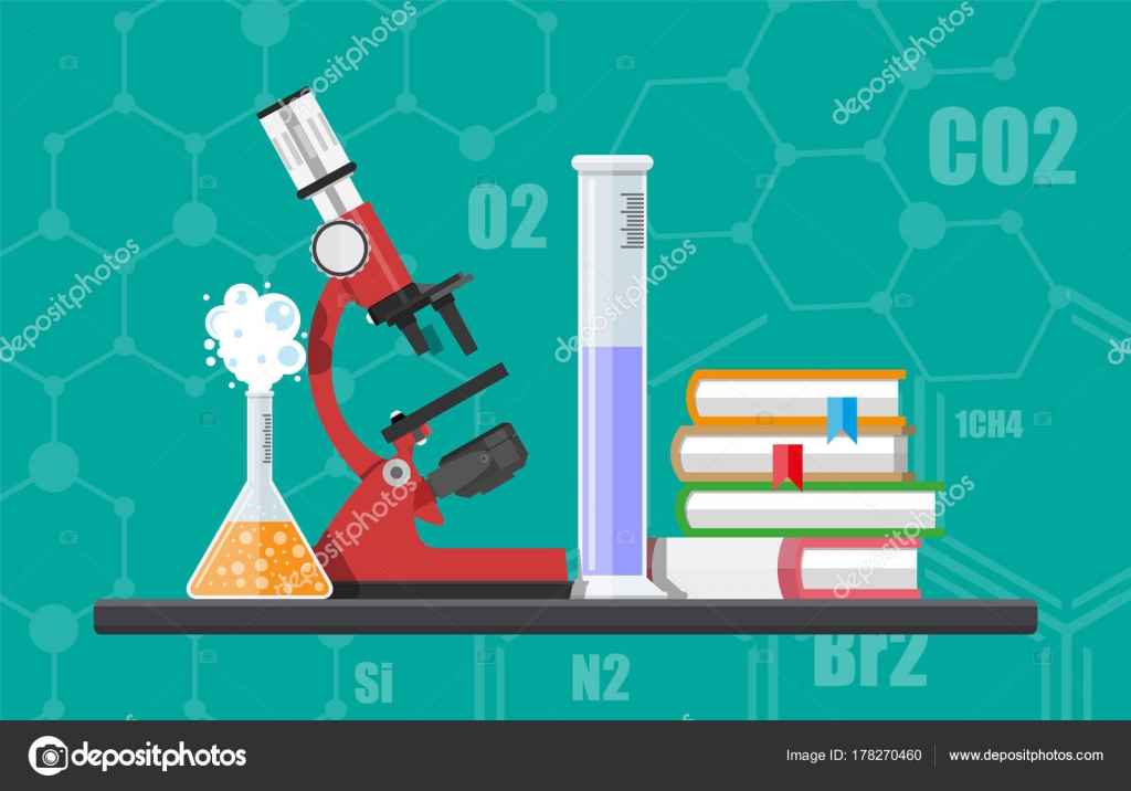 Biology science education equipment Stock Vector Image by ©abscent