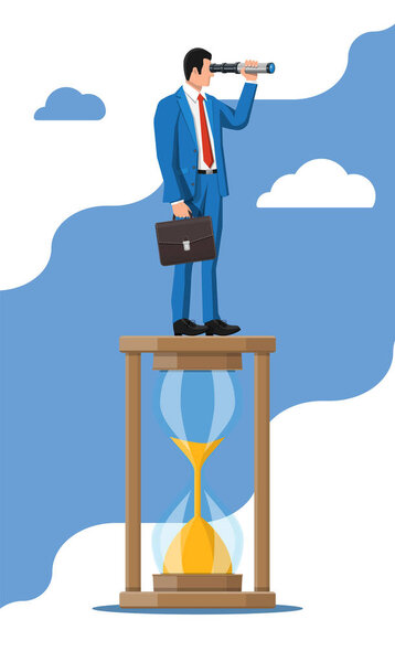 Бизнесмен ищет возможности в шпионском стекле