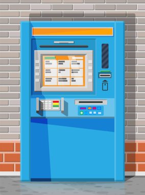 Banka ATM 'si Otomatik veznedar makinesi.