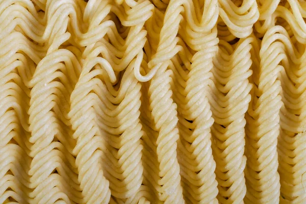 Fideos Instante Secos Sin Cocer Concepto Comida Rápida Casera Barata — Foto de Stock