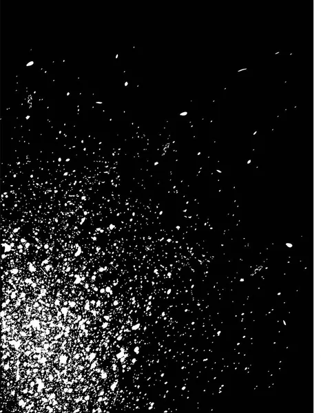 Spray lackiertes Detail in Schwarz über Weiß — Stockvektor