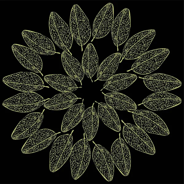 Вектор осенних листьев 10 — стоковый вектор
