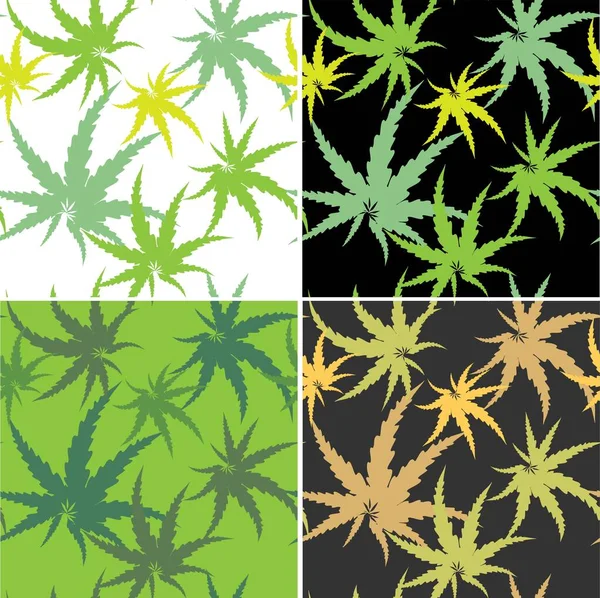 Modern Marijuana Great Design Any Purposes Abstract Marijuana Wallpaper Design — Stock Vector