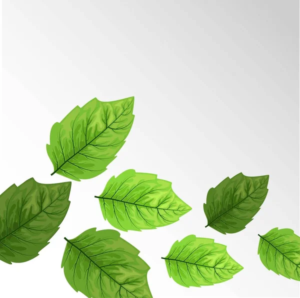 ベクトルエキゾチックな夏の背景 葉の質感パターンの背景 エコデザインベクトルイラスト 森の葉緑の葉のパターン — ストックベクタ