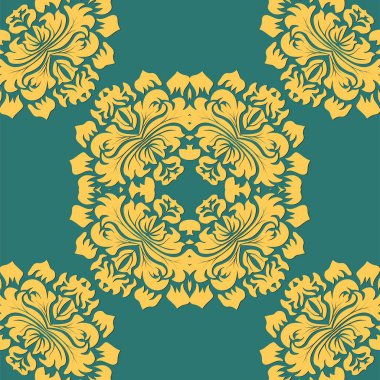 Dekoratif element geleneksel İtalyan şablonu. Vektör 10.