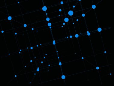 Dekorasyon tasarımı için koyu arkaplan üzerinde soyut çizgiler olan modaya uygun sanat reklamları. Grafik tasarım geometrik şekil. Grafik olarak soyut bir arkaplan. Yapı modeli teknoloji arkaplanı.
