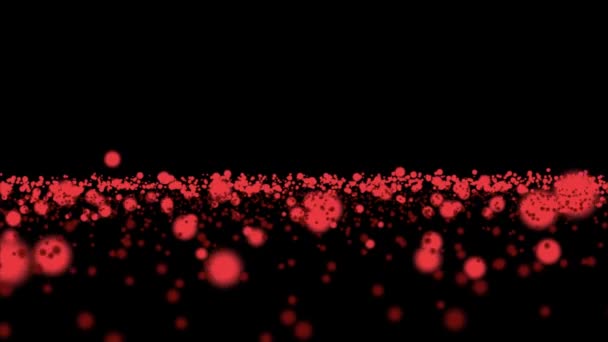 Abstract motion background with moving dots — Stock Video