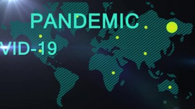 Coronavirus. Kendine ve diğerlerine iyi bak. Animasyon. tam Hd